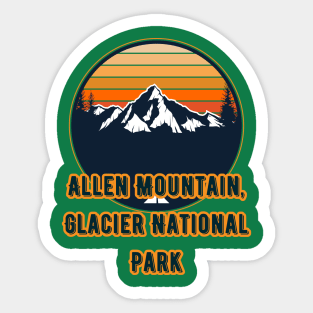 Allen Mountain, Glacier National Park Sticker